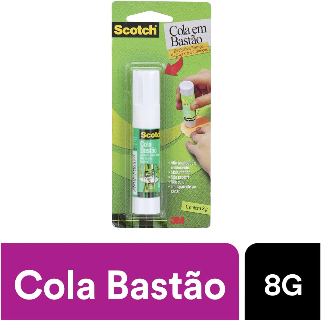 Cola em Bastão Scotch 3M 2