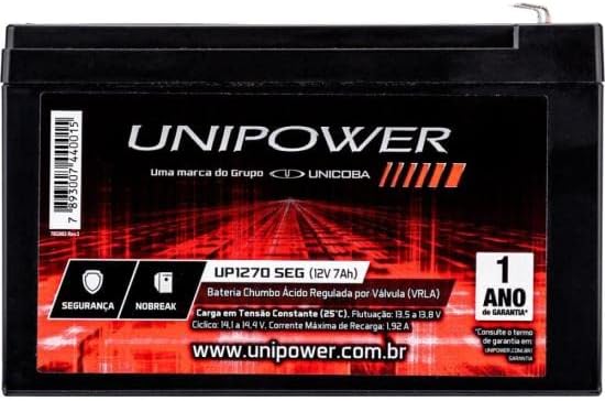 Bateria para Nobreak Interna Selada 3