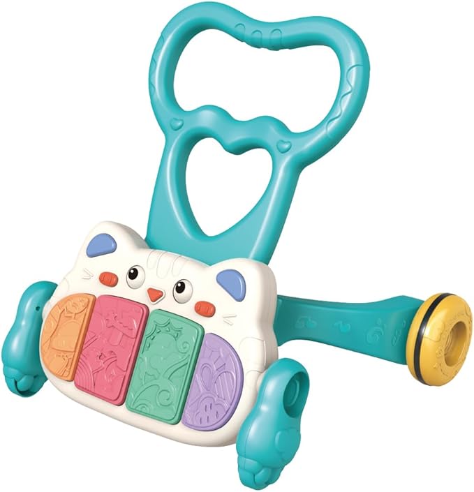 Tapete de Atividades Bebê Vira Andador Smile Azul 3