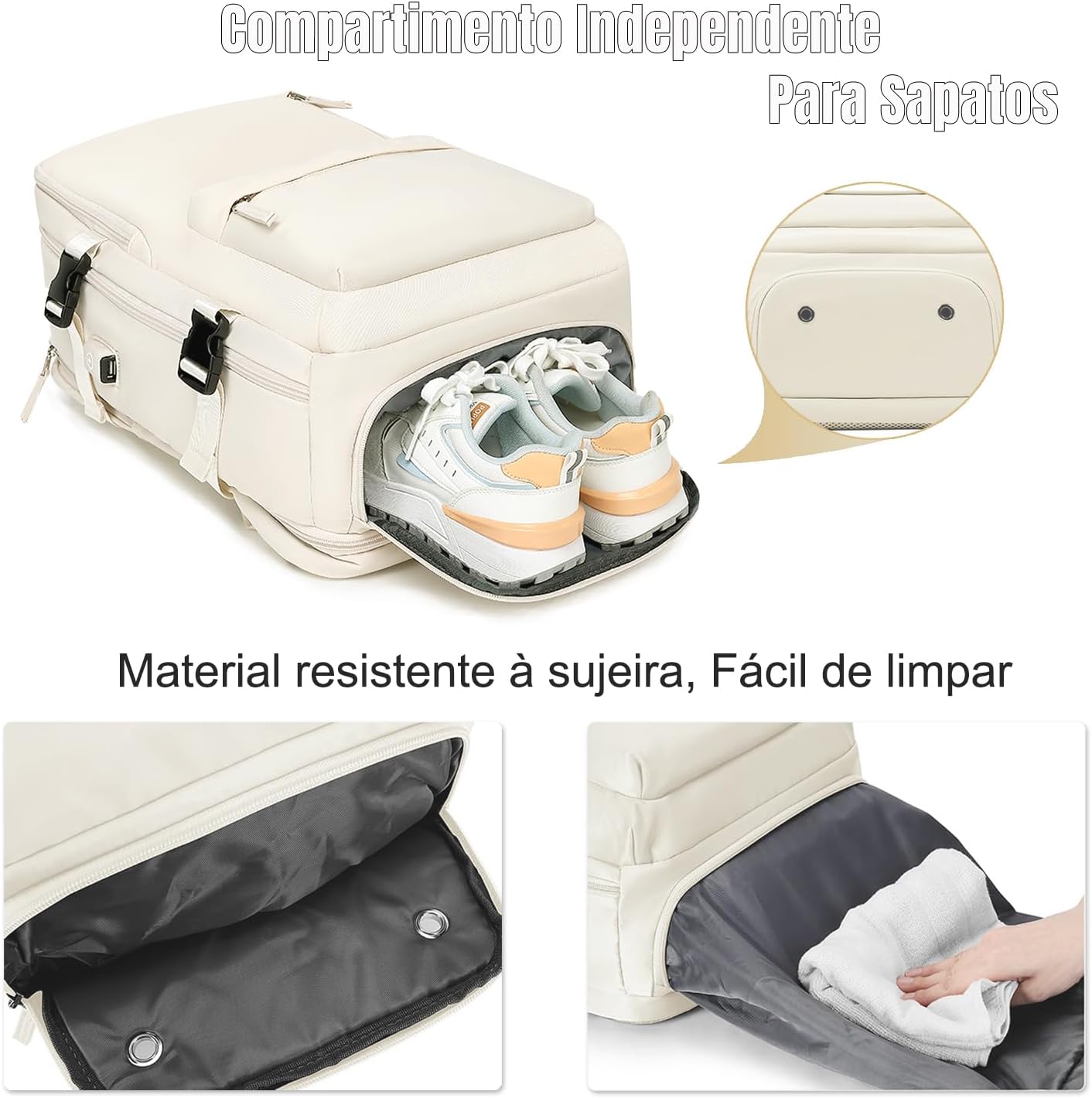 Mochila Viagem Masculina Feminina para Notebook Executiva Romantic Crown 3