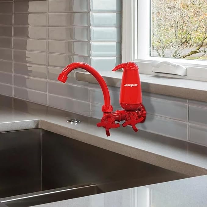 Torneira para Cozinha de Parede com Filtro Bica Móvel Acquabios 4