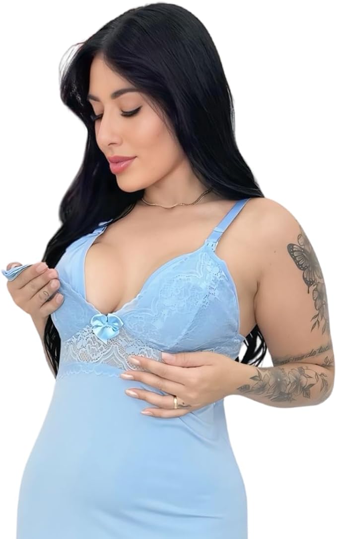 Kit 2 Camisolas Amamentação Longa Luxo 2