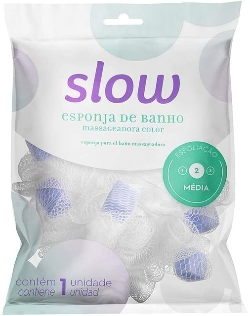 Slow Esponja Banho Rede Espuma 2