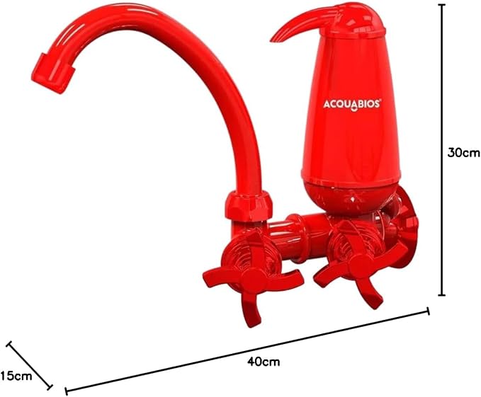 Torneira para Cozinha de Parede com Filtro Bica Móvel Acquabios 3