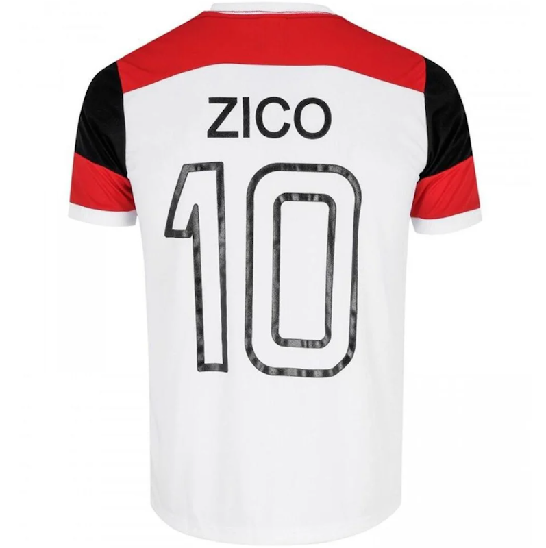 Camisa Retrô Flamengo Réplica Mundial 81 Zico DRY Masculina 4