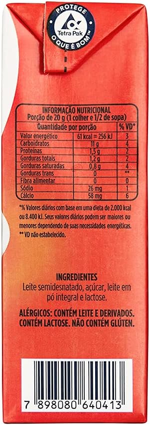 Leite Condensado Semidesnatado 395 g 2