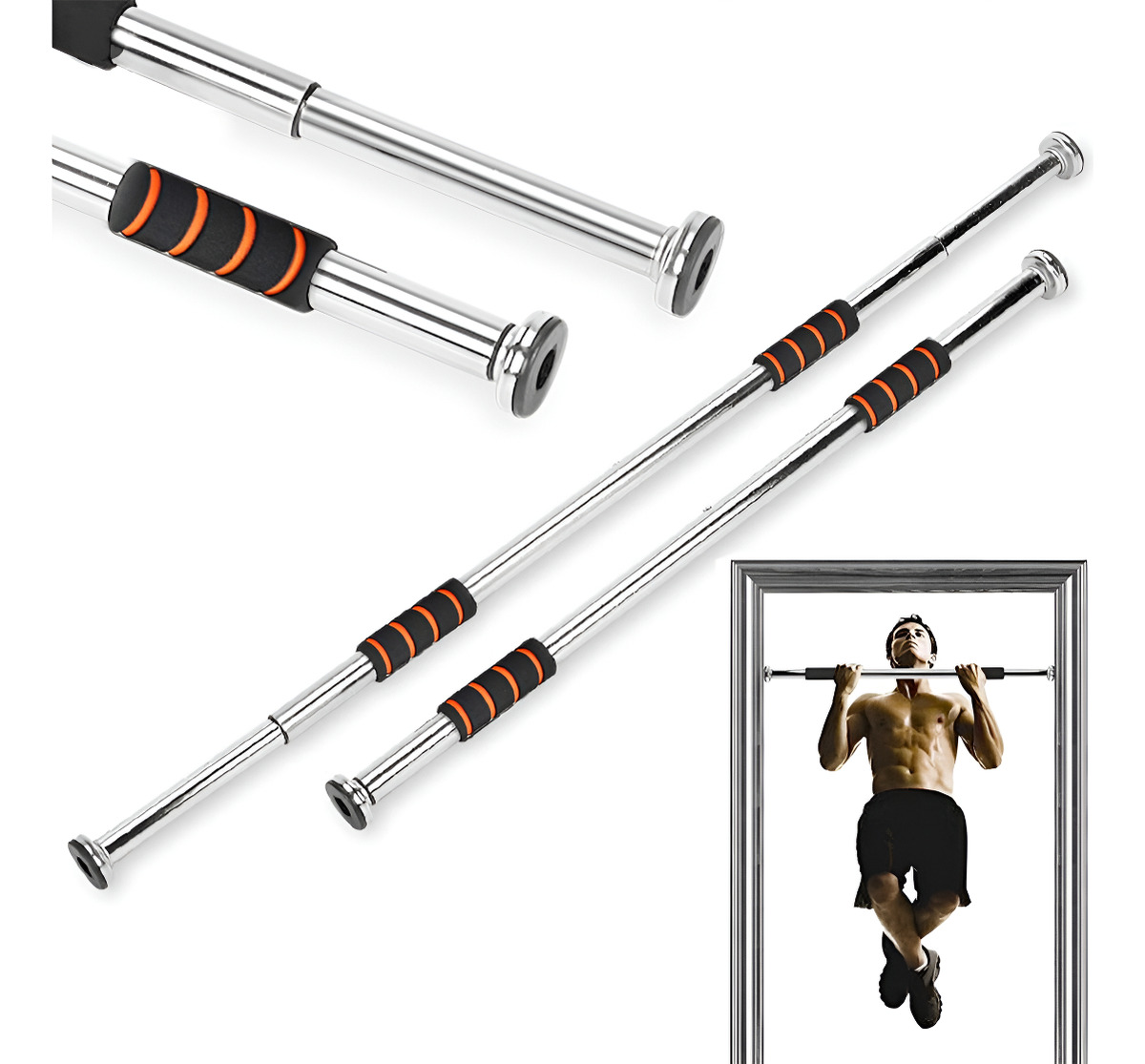 Barra de Porta Fixa Extensível Lorben 9