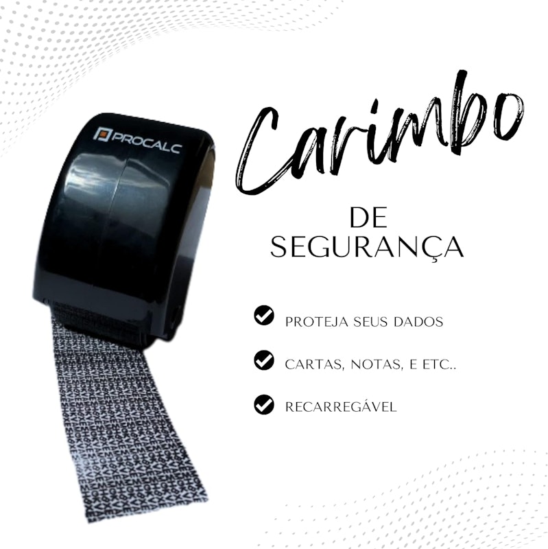 Carimbo de Segurança CS-01 Procalc Roller 2