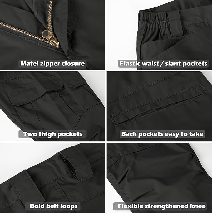 Calça Masculina Tática Impermeável Navekull 5