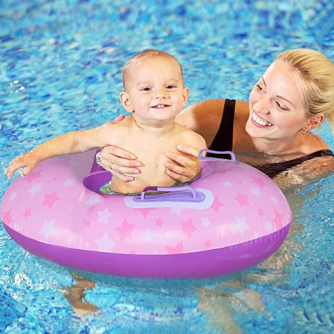 Boia de Piscina para Bebês com Dossel 3