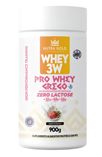 Whey Grego Morango Zero Lactose 1