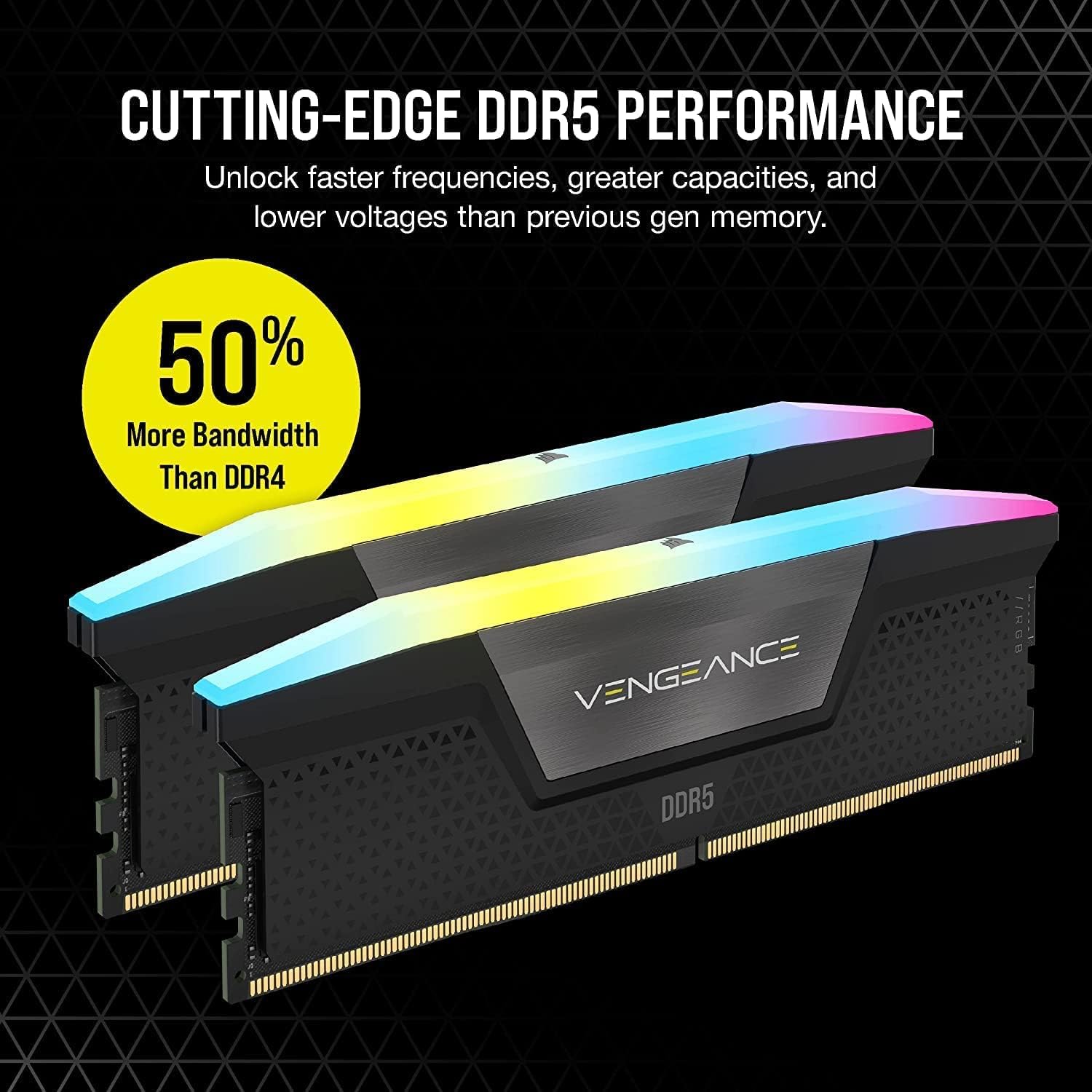 Vengeance RGB 32 GB (2x 16 GB) DDR5 DRAM 6000 MT/s CL36 3