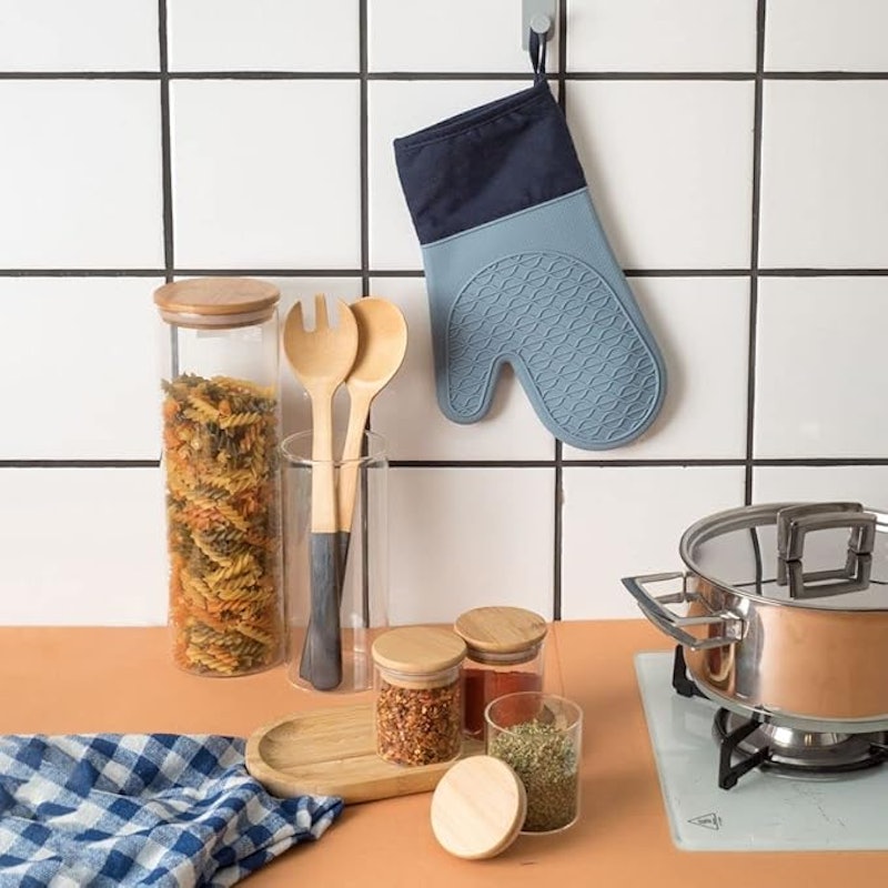 Luva para Forno de Silicone com Proteção Térmica 4