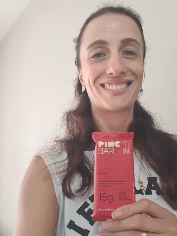 Pincbar Barra De Proteína Natural Morango - Cx Com 12 Un 3