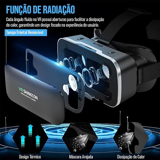 Óculos de Realidade Virtual Shinecon 2
