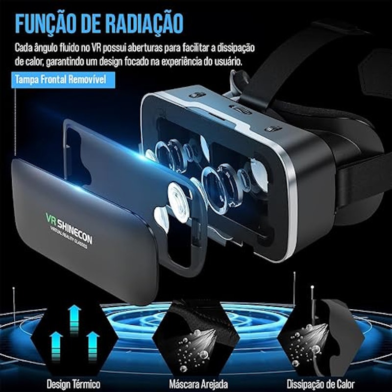 Óculos de Realidade Virtual Shinecon 2