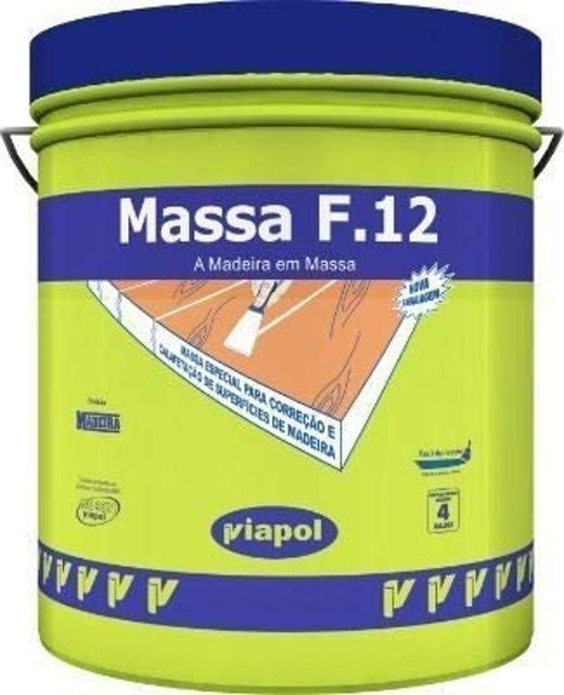 Massa para Madeira F12 Mogno (400 g) 2