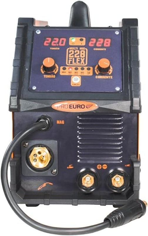 Máquina Solda 228a Flex Mig Eletrodo e Tig Lift 220 V 3 em 1 2