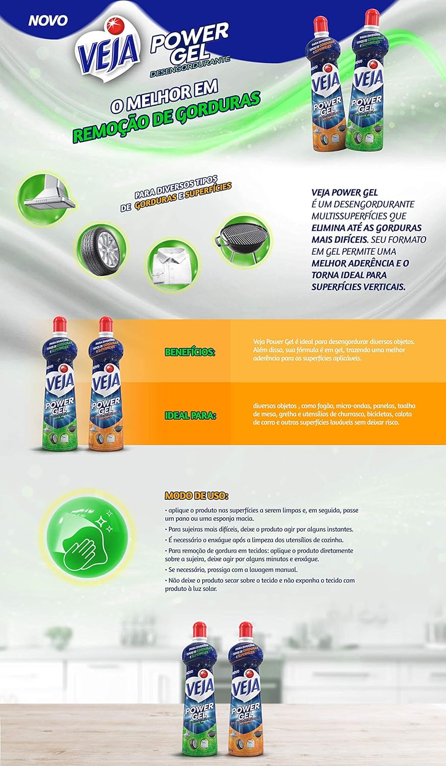 Veja Power Gel Laranja 5