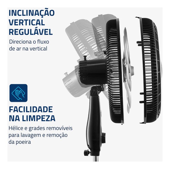 Ventilador Coluna Super Power 40 cm  4