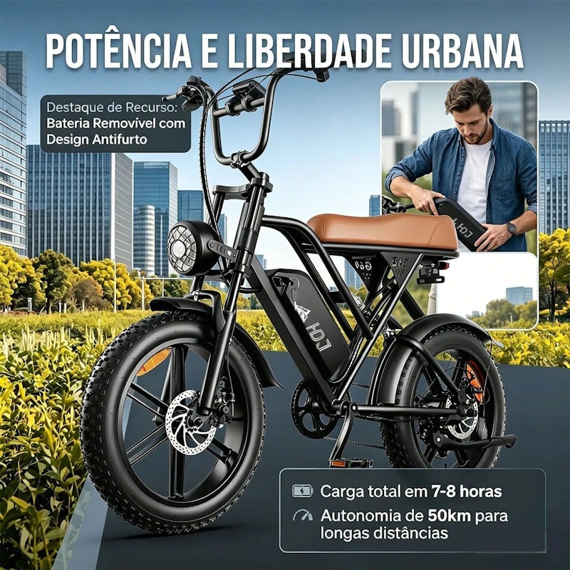 Bicicleta Elétrica HDJ 2