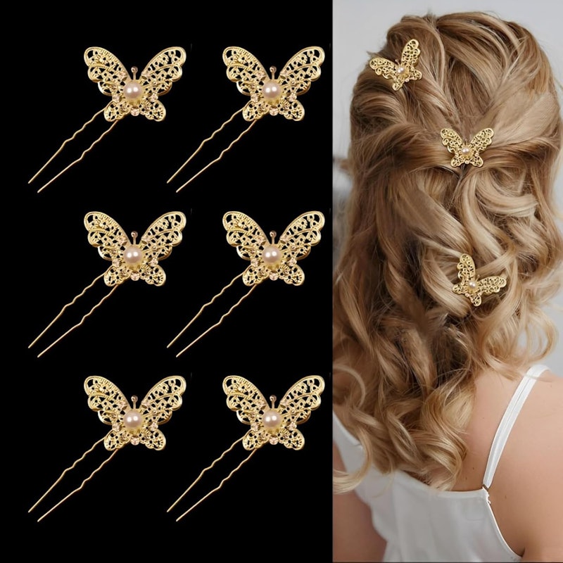 Grampos de Cabelo de Borboleta 1