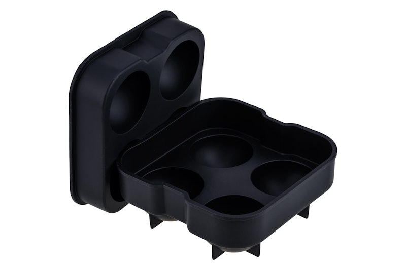 Forma de Gelo de Silicone 4 Cubos Esfera 1