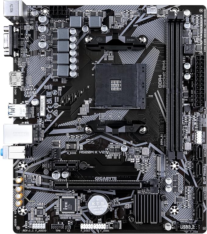 Placa-Mãe A520M K V2 (Rev. 1.0) 2
