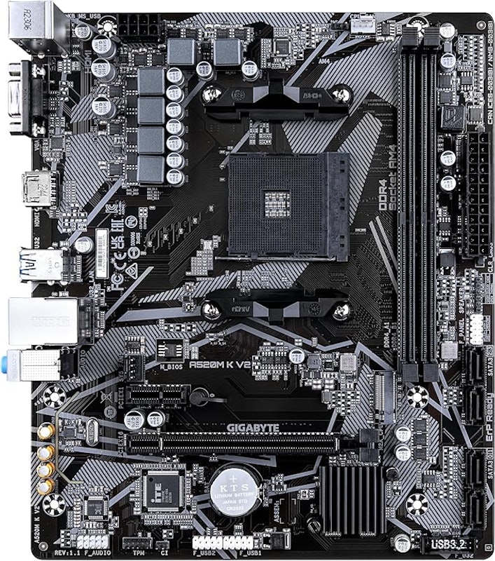 Placa-Mãe A520M K V2 (Rev. 1.0) 2