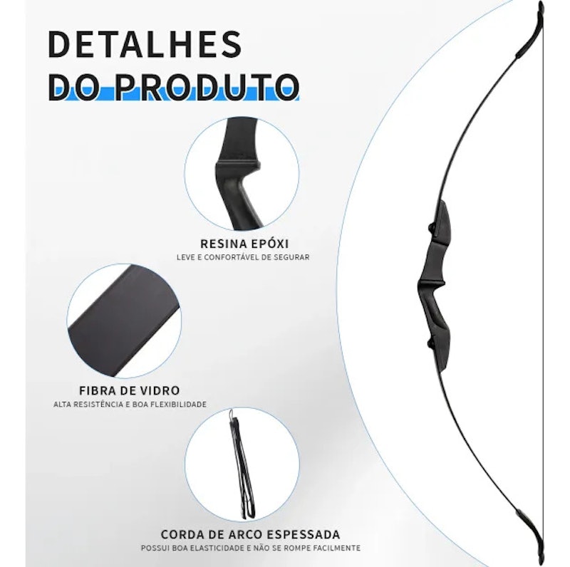 Arco e Flecha para Iniciantes com 6 Flechas e 5 Alvos 2