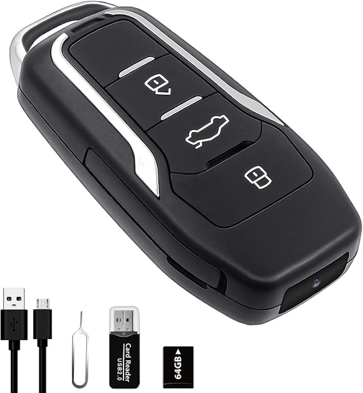 Chave de Carro de Câmera Espiã de 64 GB 1