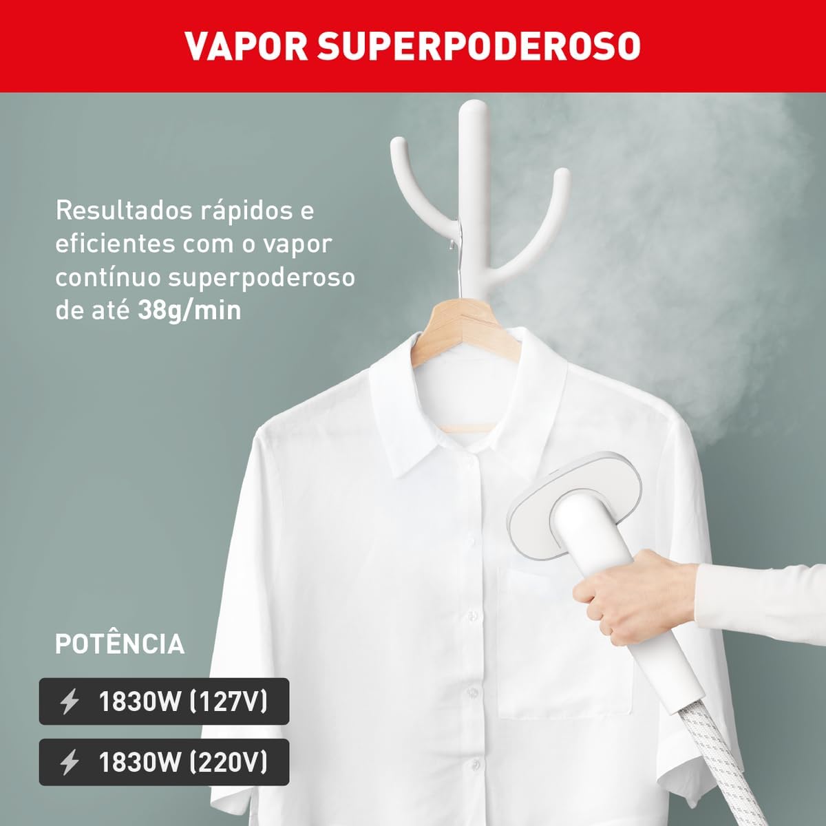 Passadeira a Vapor Arno Steam Home 4