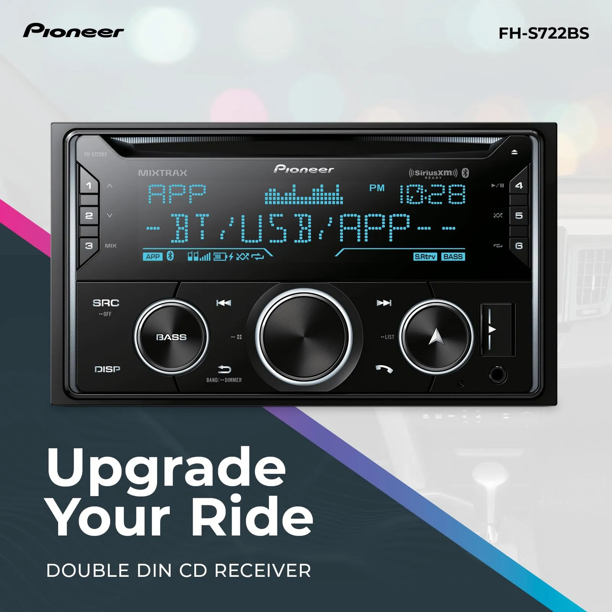 Som Automotivo Pinoneer FH-S722BS 2