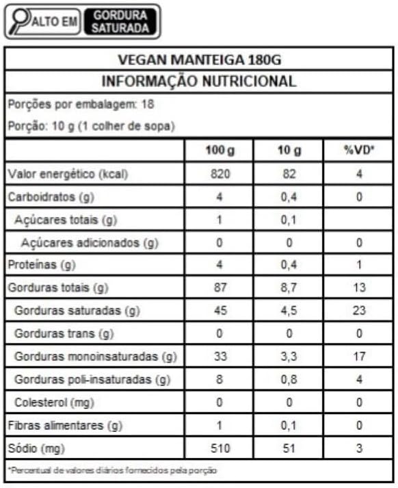 Manteiga Vegana Sem Glúten  3