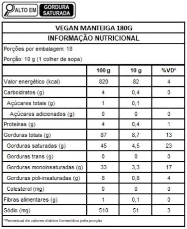 Manteiga Vegana Sem Glúten 3