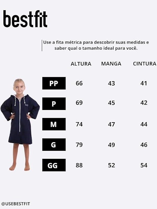 Roupão De Natação Infantil Unissex 4
