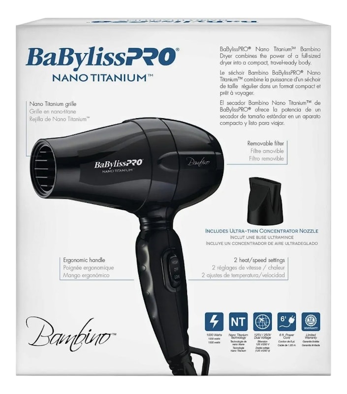 Secador Babyliss Pro By Roger Bambino 5510 Mini 5