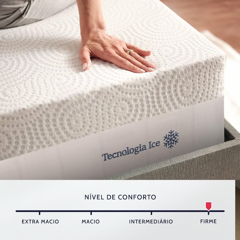 Colchão King Ortopédico D33 Molas Ensacadas Tecido Refrescante BF Fresh 3