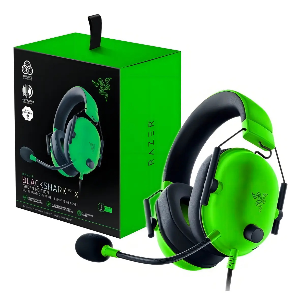 Headset Razer Blackshark V2 X 5