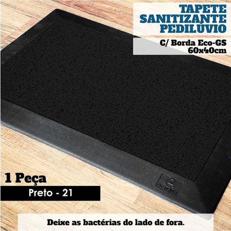 Tapete Pedilúvio Sanitizante com Bordas Eco-GS 2