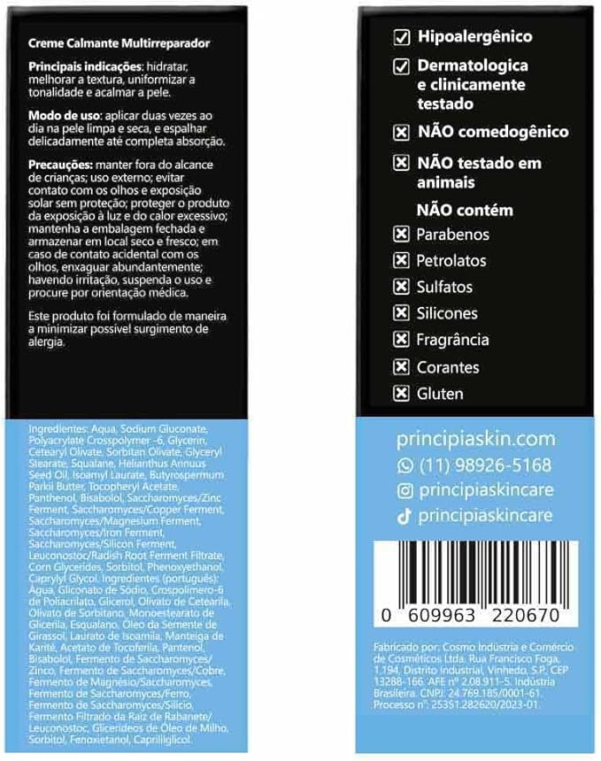Creme Calmante Multirreparador 3