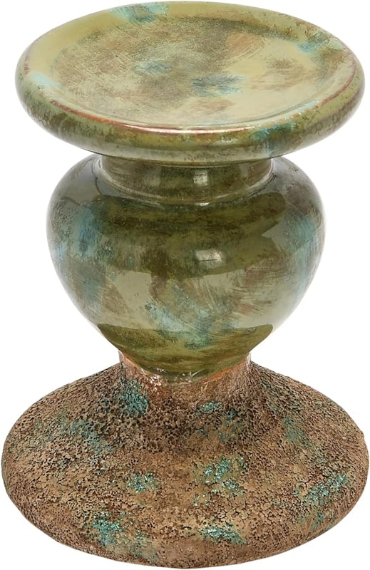 Castiçal de Terracota Escultural 3