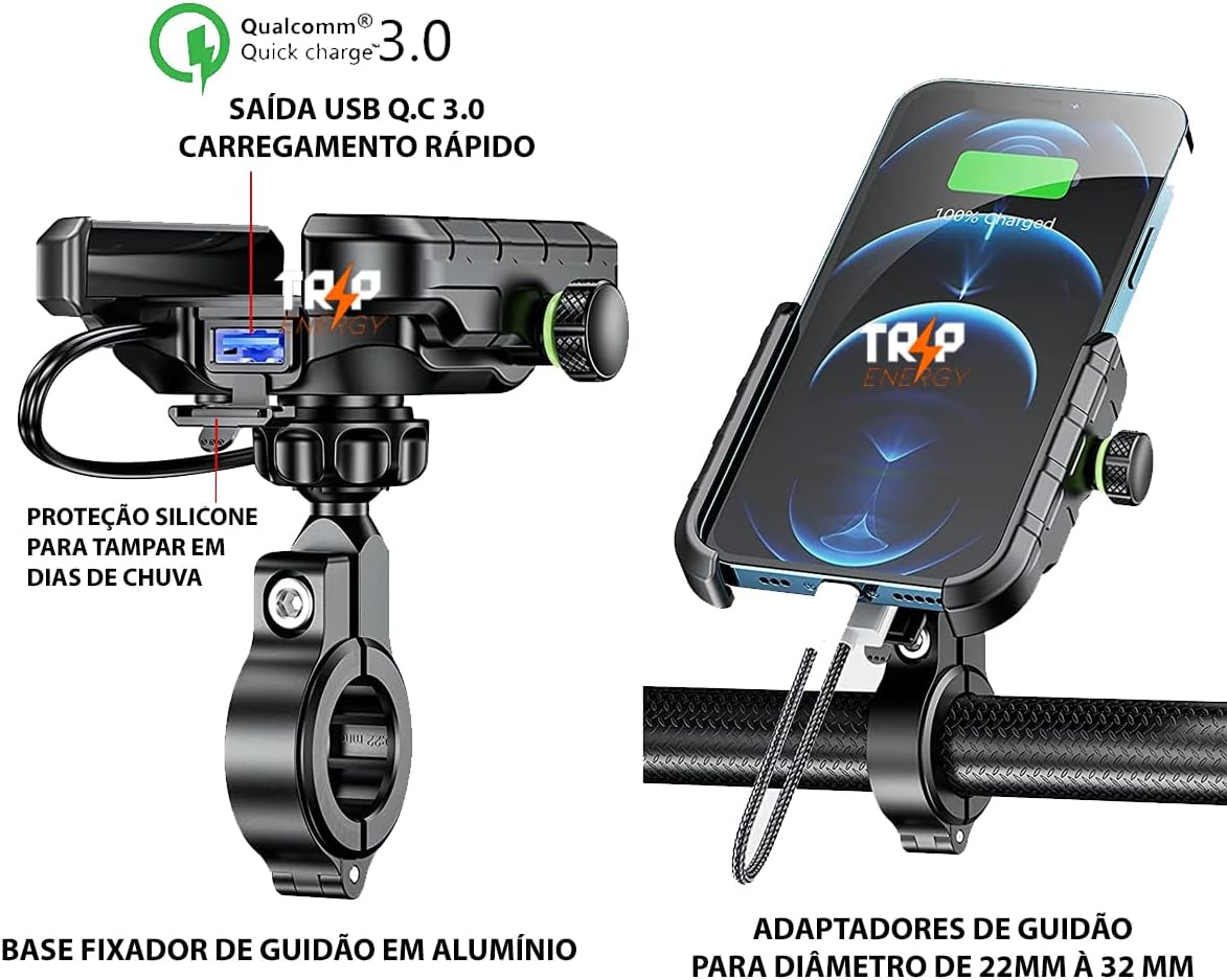 Suporte de Celular para Moto Trip Energy 2