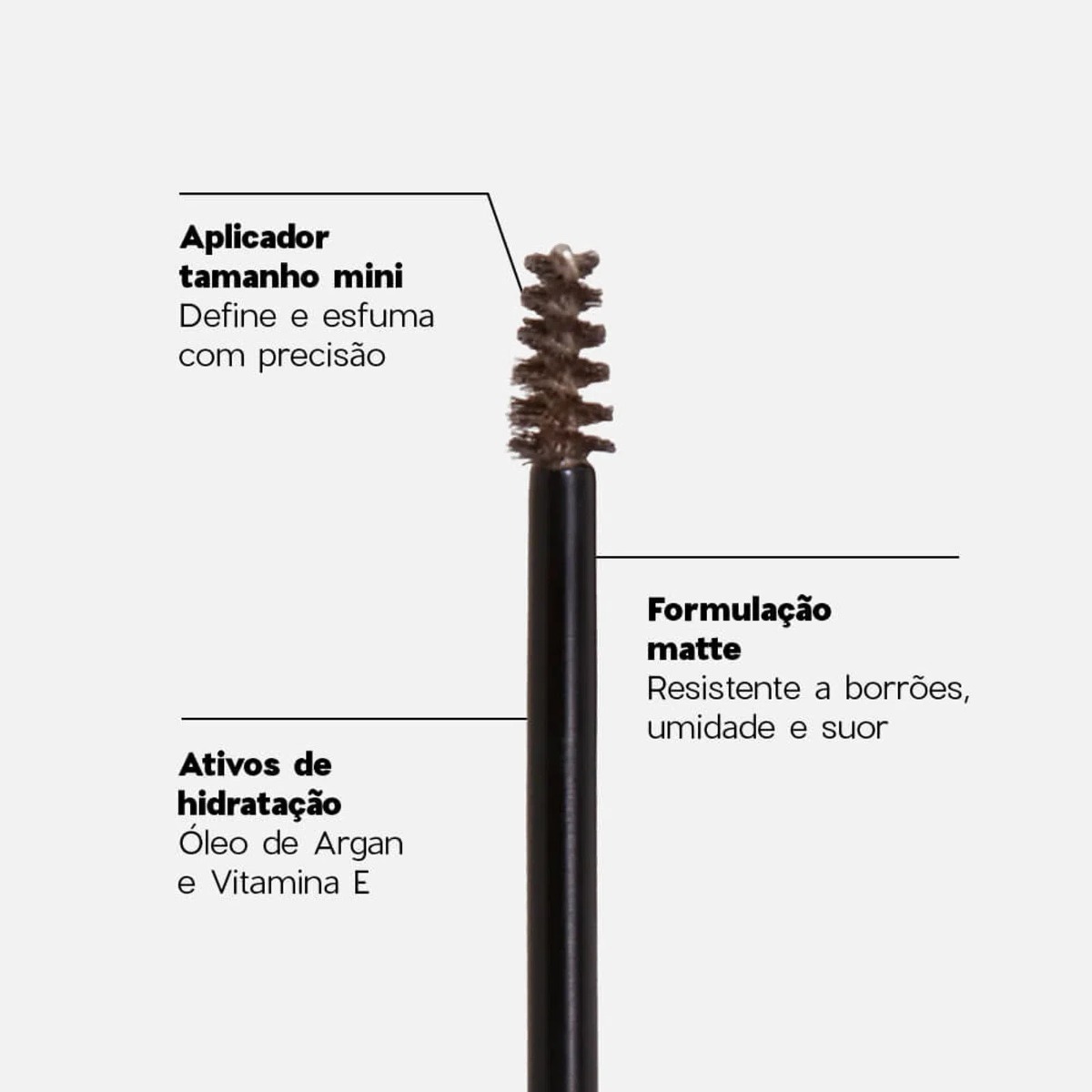 Máscara de Sobrancelha Castanho Escuro Nádia Tambasco By Océane 2