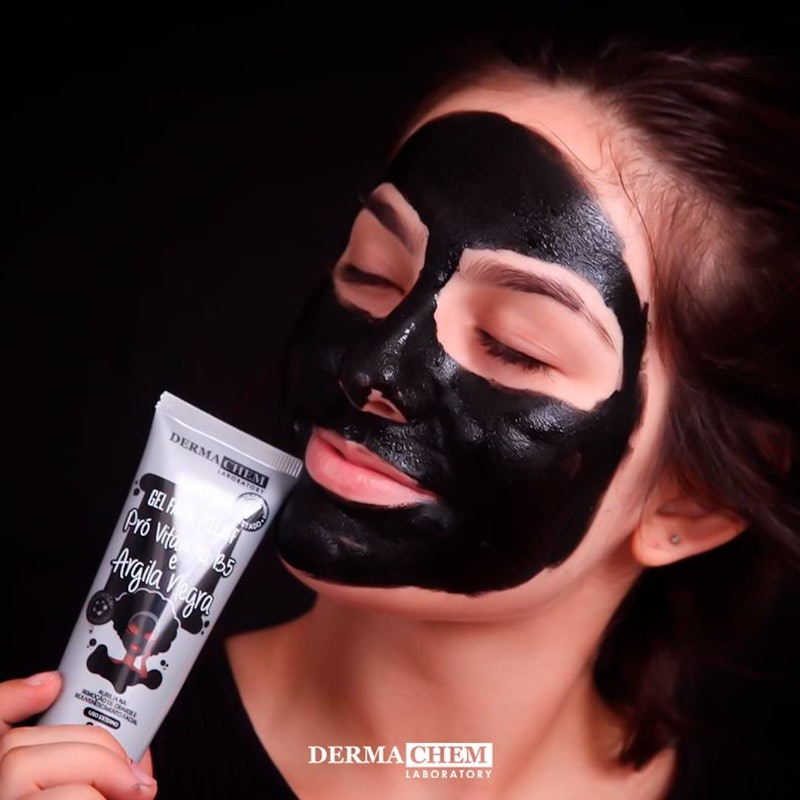 Gel Facial Peel Off Pró Vitamina B5 e Argila Negra 4