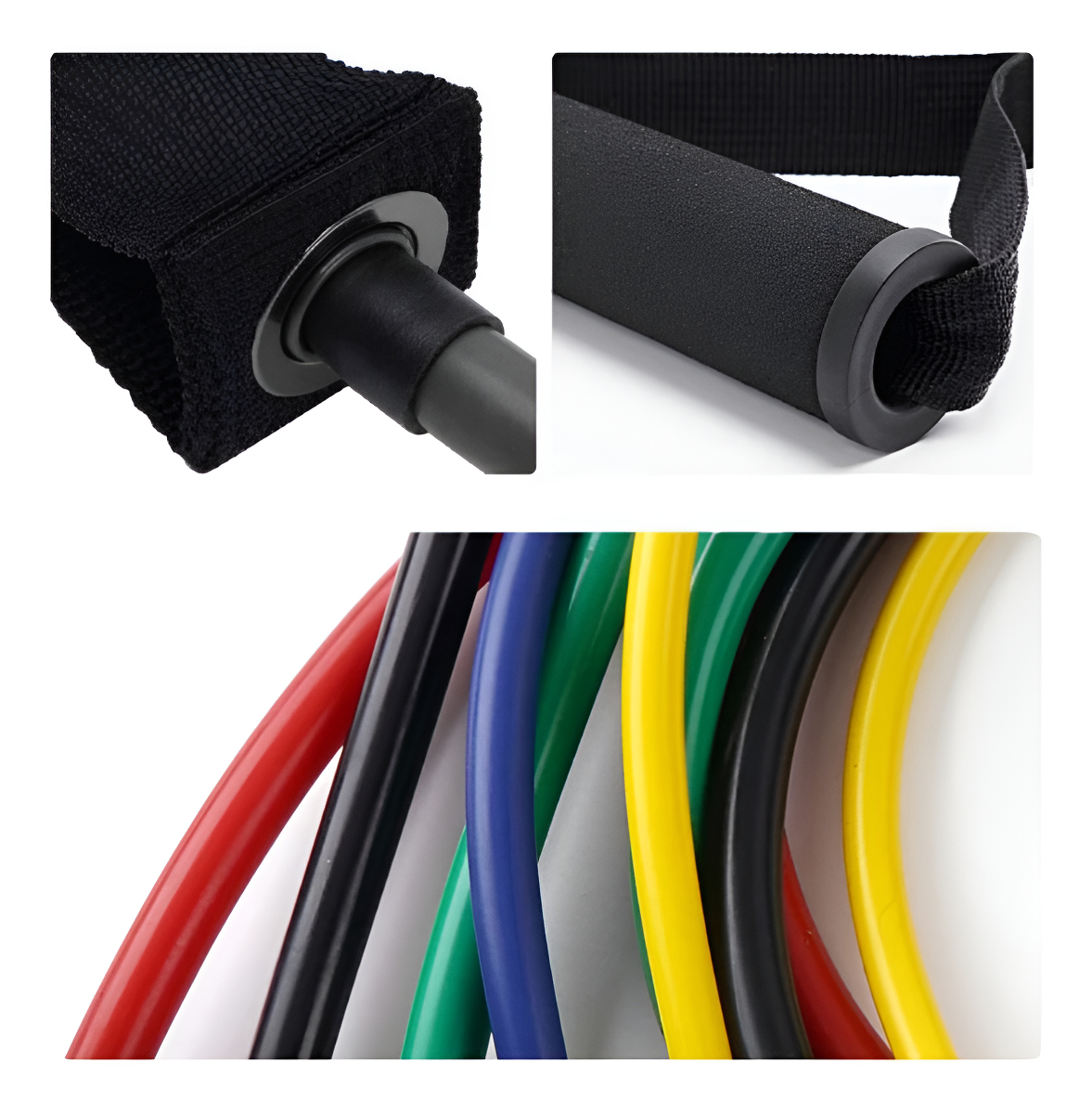 Kit Elásticos Extensores para Exercícios Modelo Premium 5