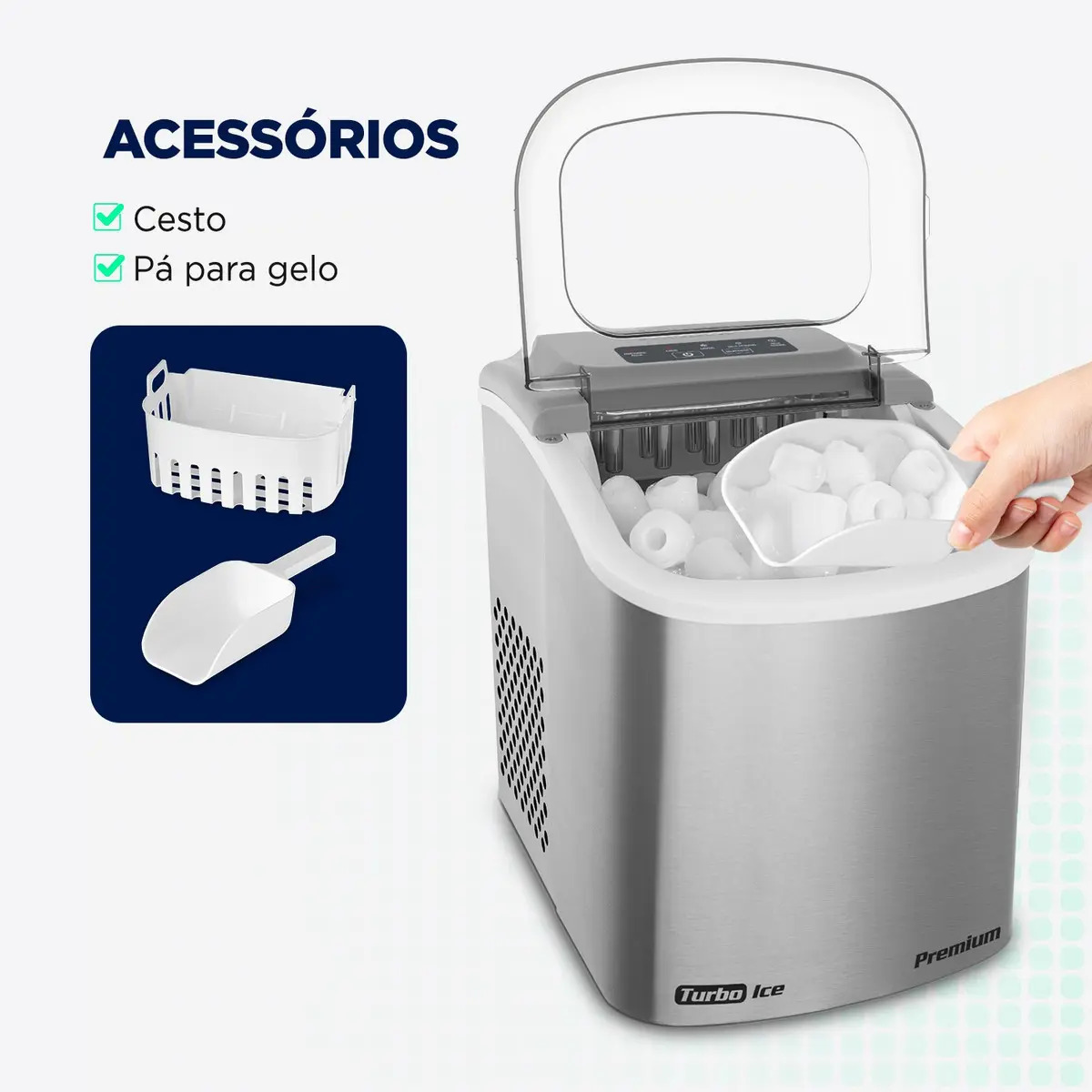 Máquina de Gelo Turbo Ice Premium 2