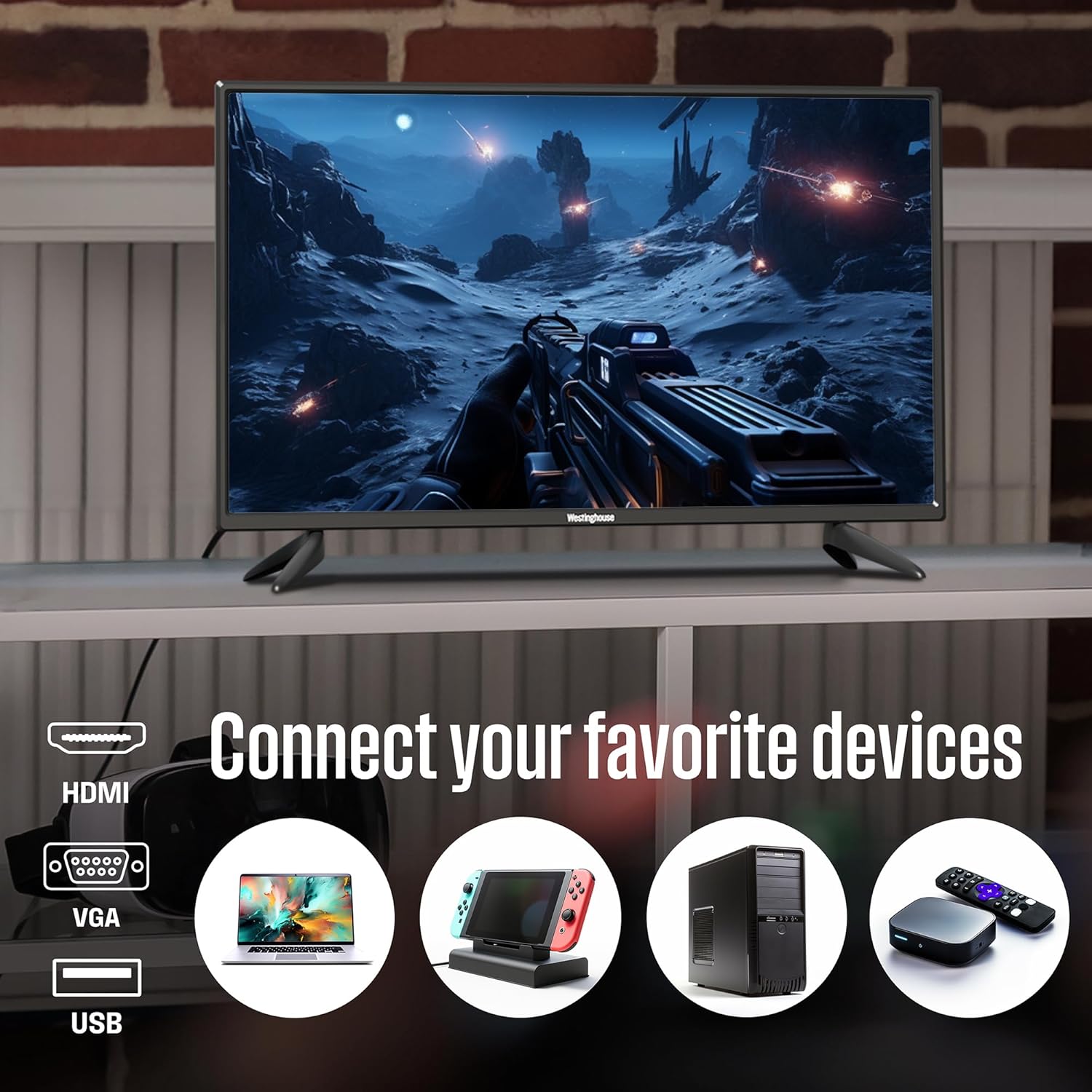 TV 24" HD Westinghouse 2