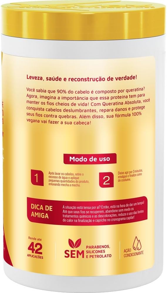 Creme de Tratamento Novex Queratina Absoluta 2