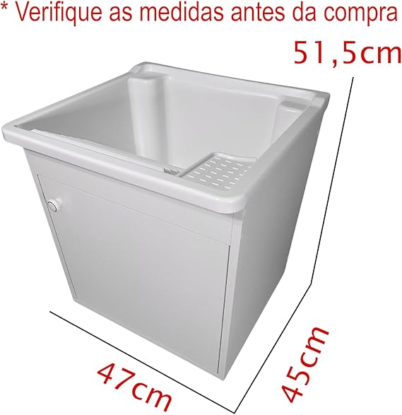 Gabinete MDF Suspenso com Tanque Plástico 26 L para Torneira de Bancada 2